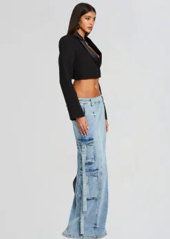 Best Cerise Cargo Denim Skirt Bottoms