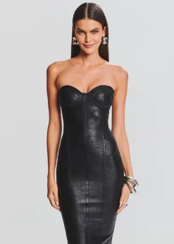 Store Charlize Coated Knit Dress Guest Of