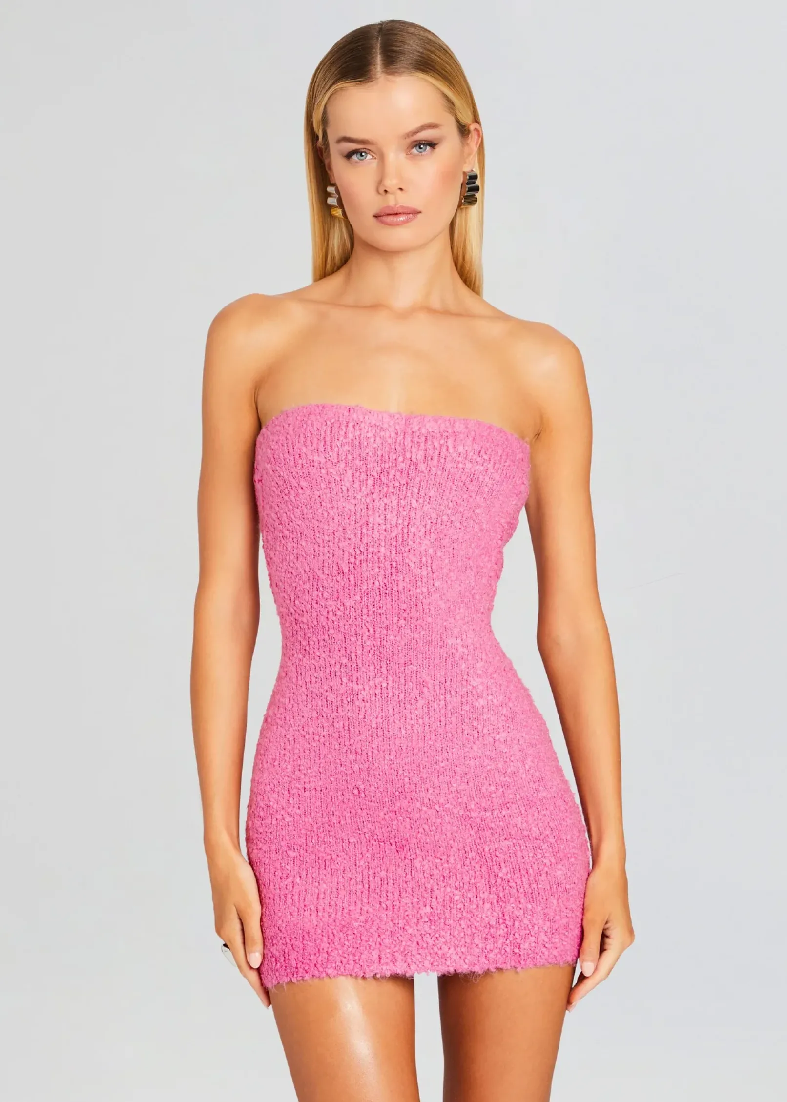 Store Chelsey Boucle Dress Spring Knits