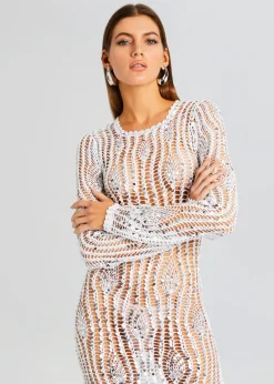 Best Cherri Sequin Crochet Dress Honeymoon Looks