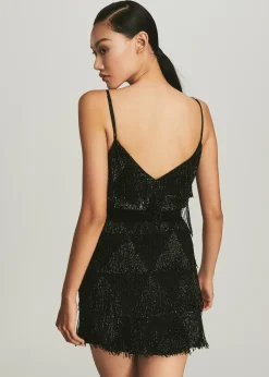 Clearance Claire Sequin Fringe Dress RETROFÊTE
