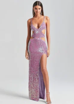 New Coco Crochet Dress Subtle Shimmer