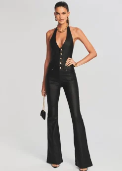 Fashion Cynthia Coated Denim Jumpsuit Best Sellers