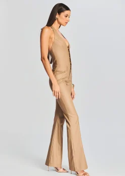 New Cynthia Coated Denim Jumpsuit RETROFÊTE