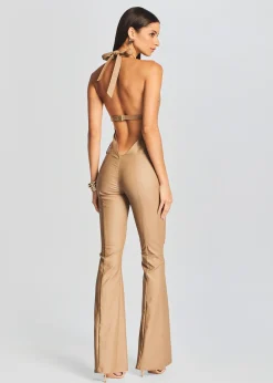 New Cynthia Coated Denim Jumpsuit RETROFÊTE