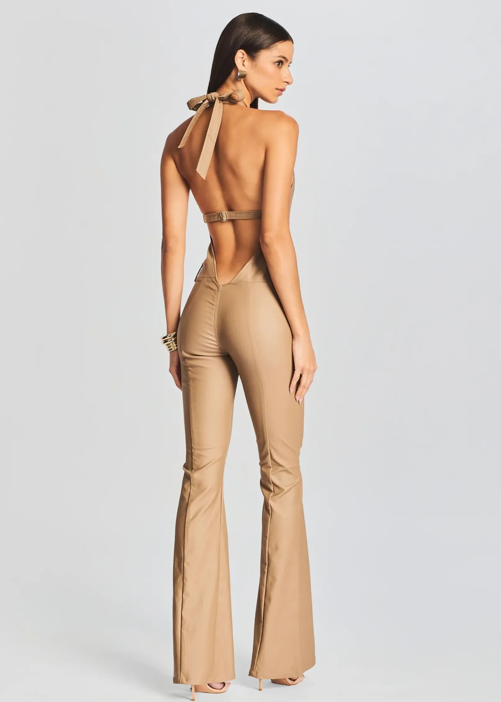New Cynthia Coated Denim Jumpsuit RETROFÊTE