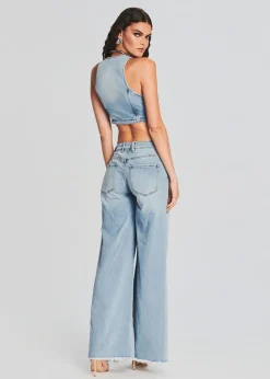 Hot Dallas Denim Jumpsuit Jumpsuits