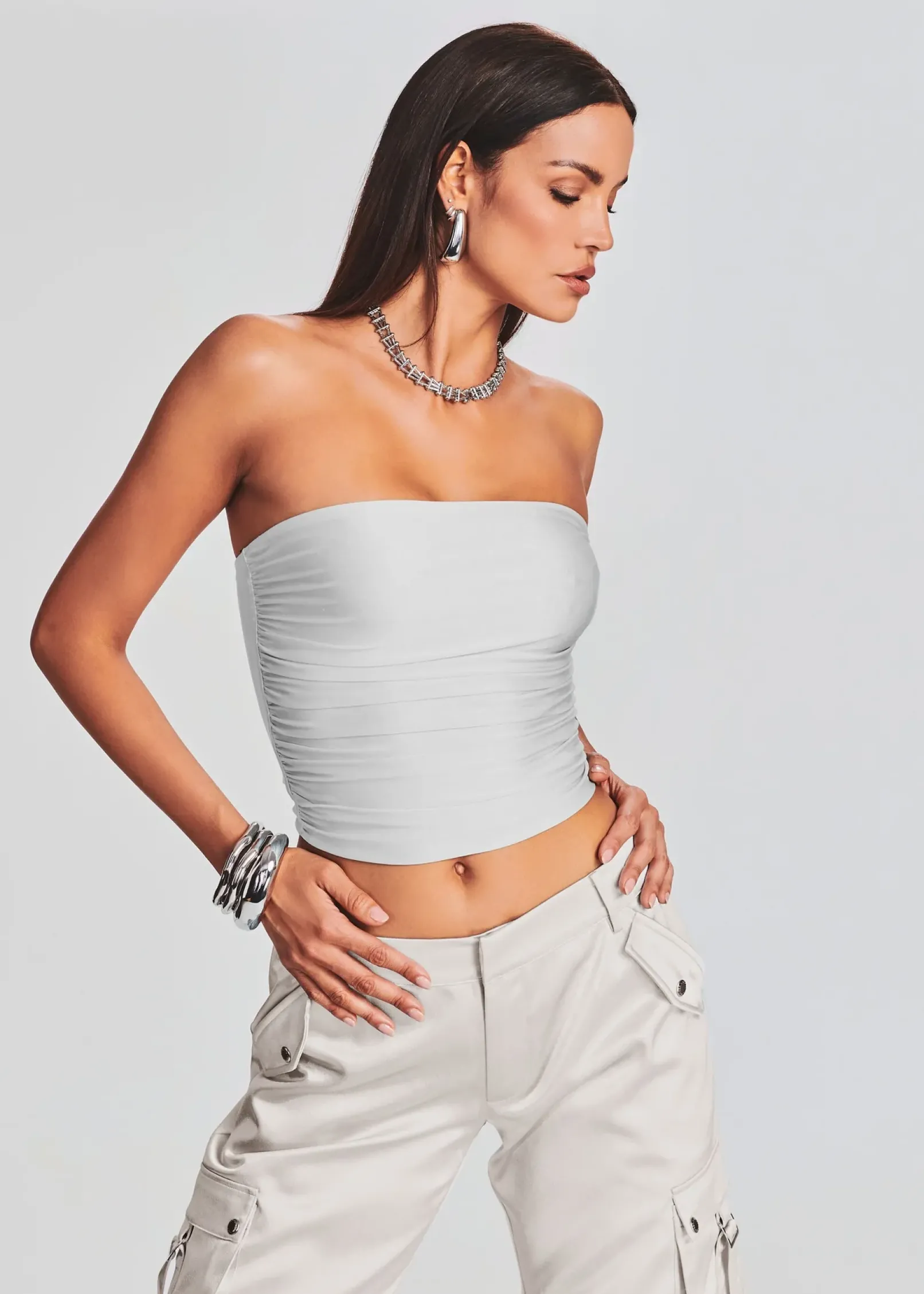 Flash Sale Debbi Strapless Top Day to Night