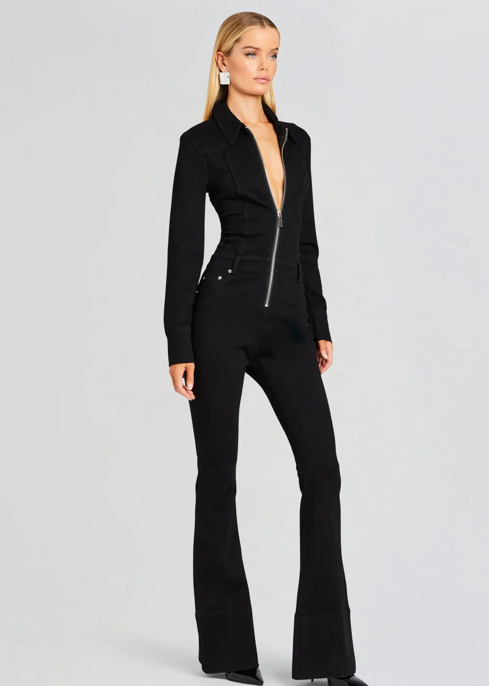 Best Deedee Denim Jumpsuit Day to Night