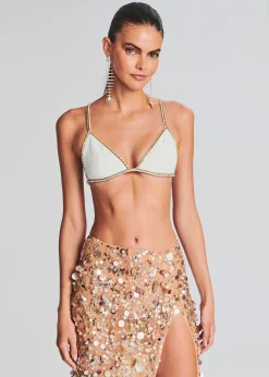 Best Sale Deja Crystal Embellished Bra Subtle Shimmer