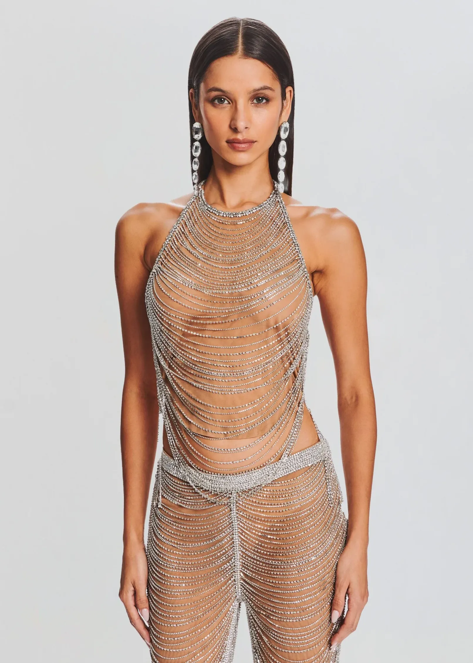 Best Sale Delaney Embellished Top Sheer Bliss