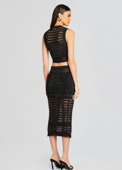 Sale Delma Knit Crochet Top Spring Knits
