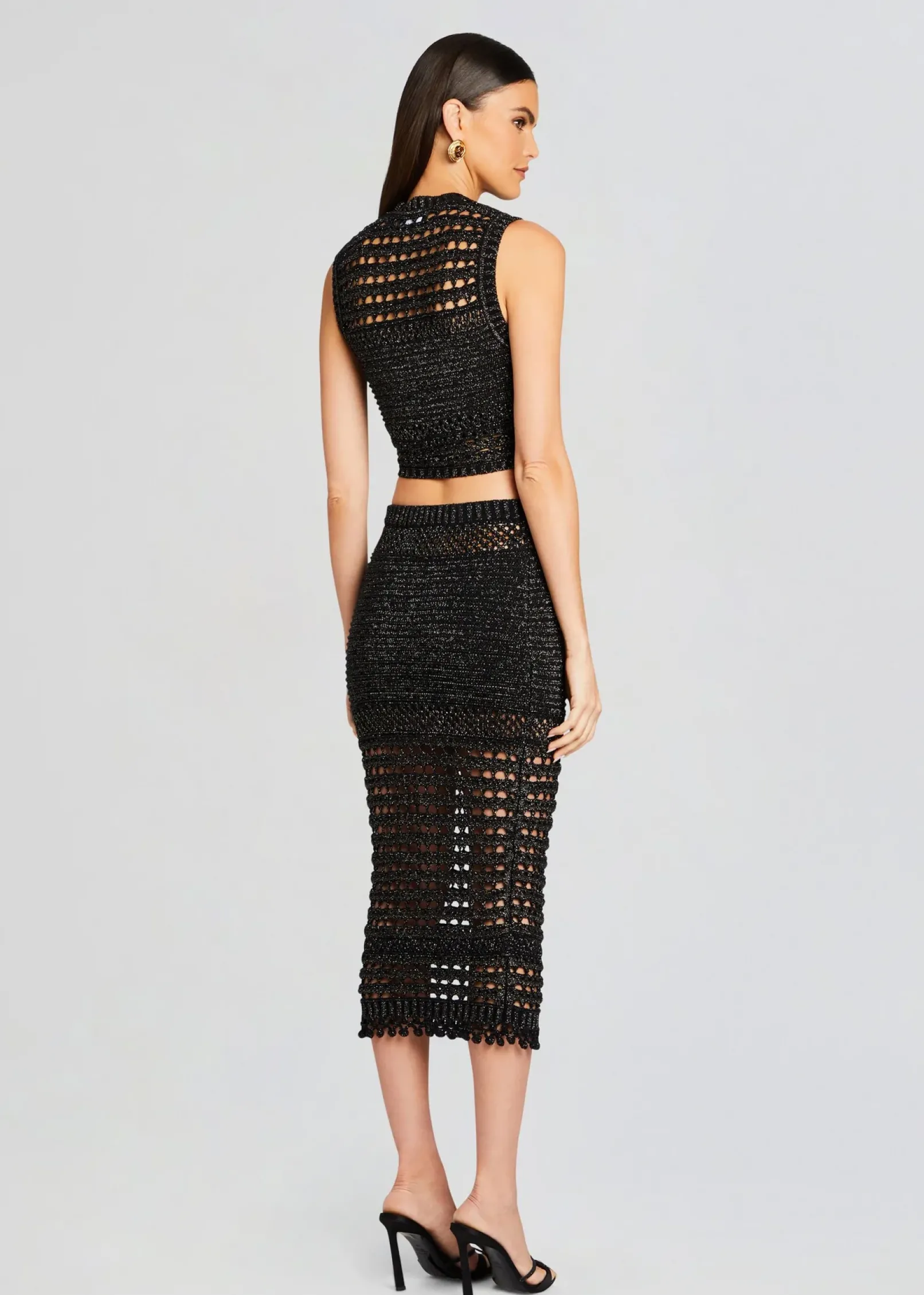 Sale Delma Knit Crochet Top Spring Knits