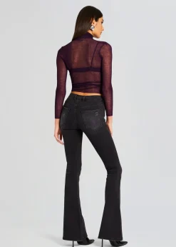 Shop Demi Mid Rise Jean Bottoms