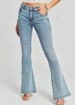 Clearance Demi Mid Rise Jean Bottoms