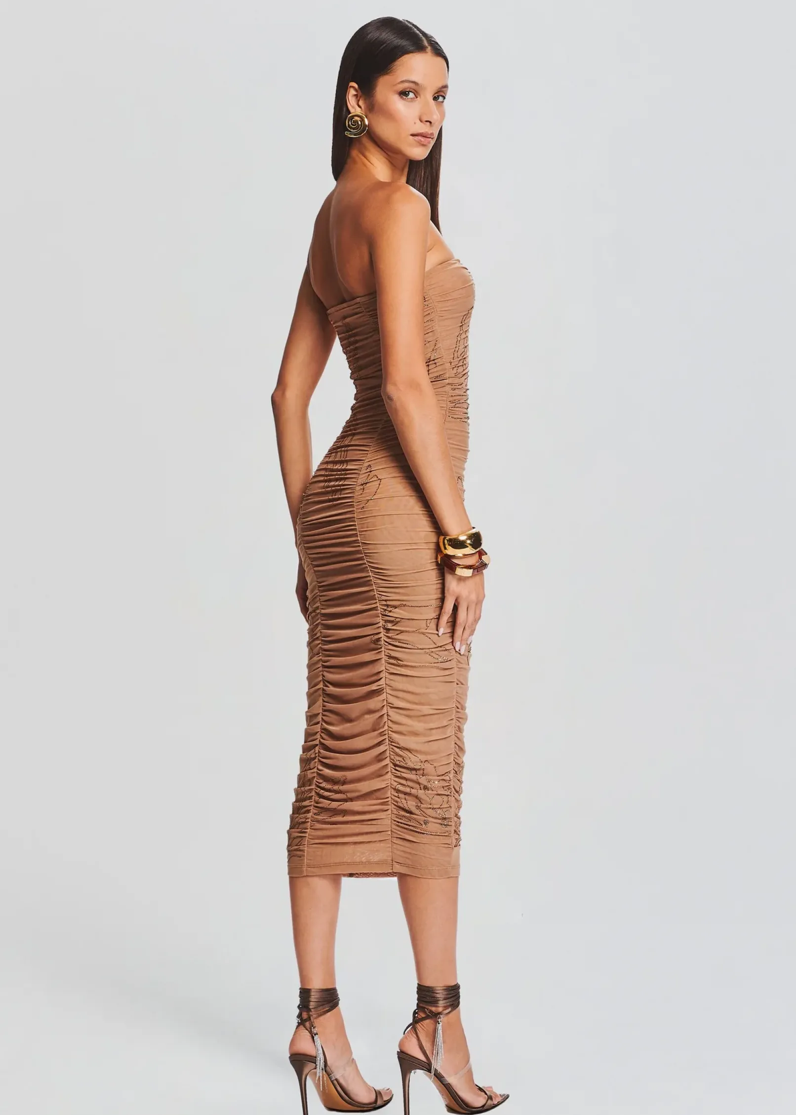 Sale Dream Strapless Dress Midi
