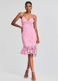 Shop Eliza Lace Midi Dress Midi
