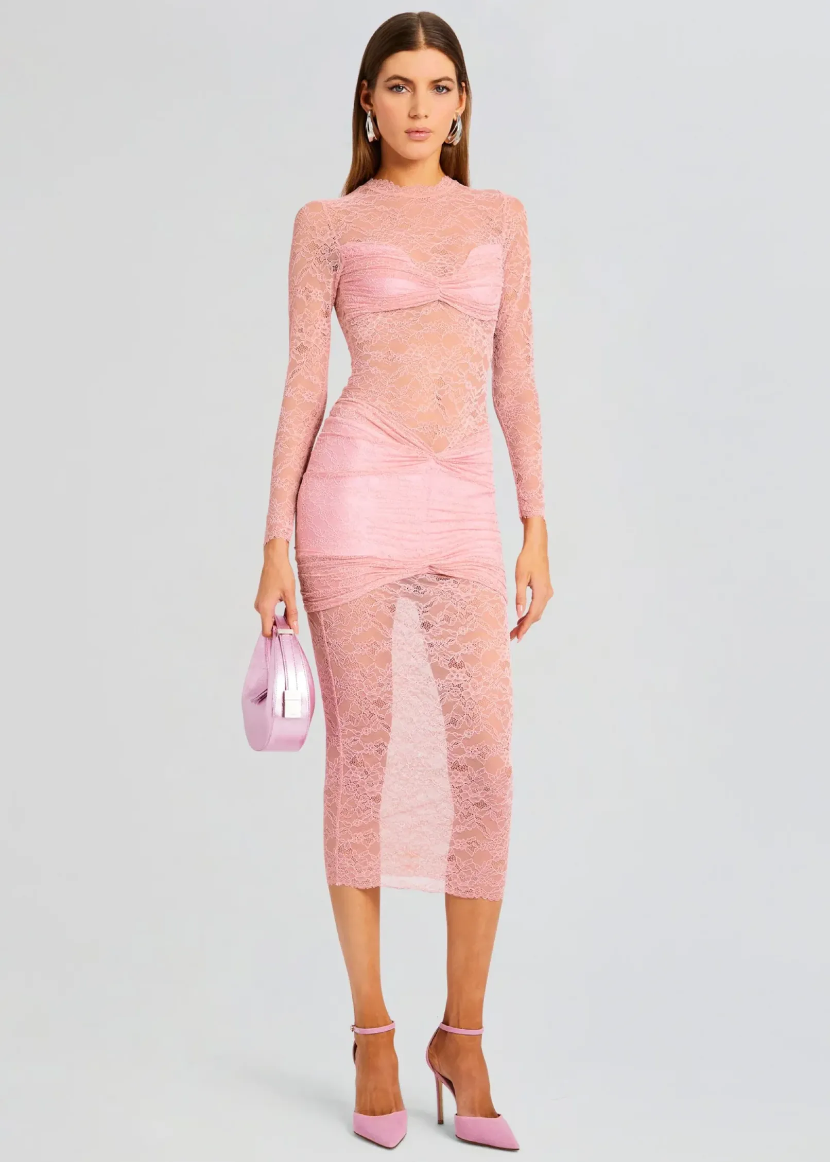 Store Ellie Lace Midi Dress Midi