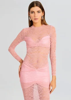 Cheap Ellie Lace Midi Dress Guest Of