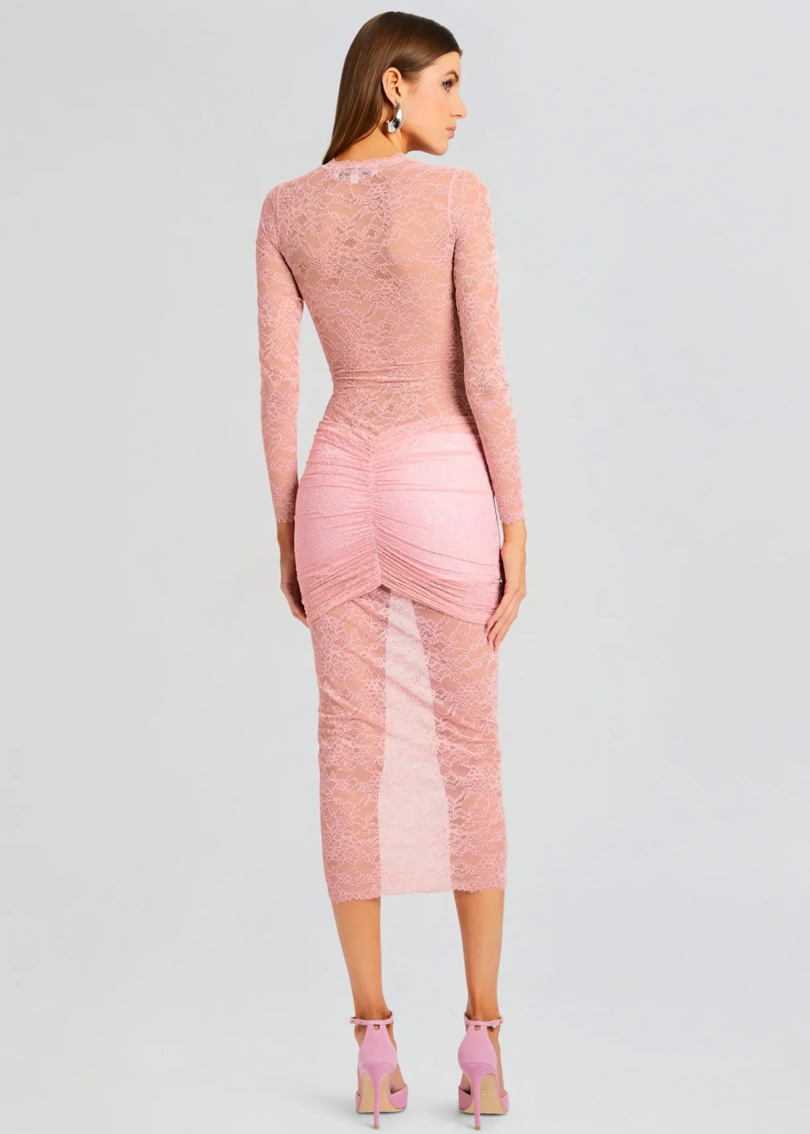 Cheap Ellie Lace Midi Dress Guest Of