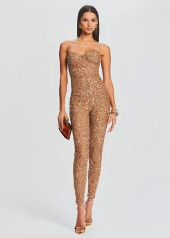 Fashion Elodie Sequin Jumpsuit Men Neutral Moments