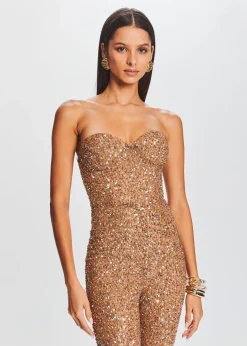 Fashion Elodie Sequin Jumpsuit Men Neutral Moments