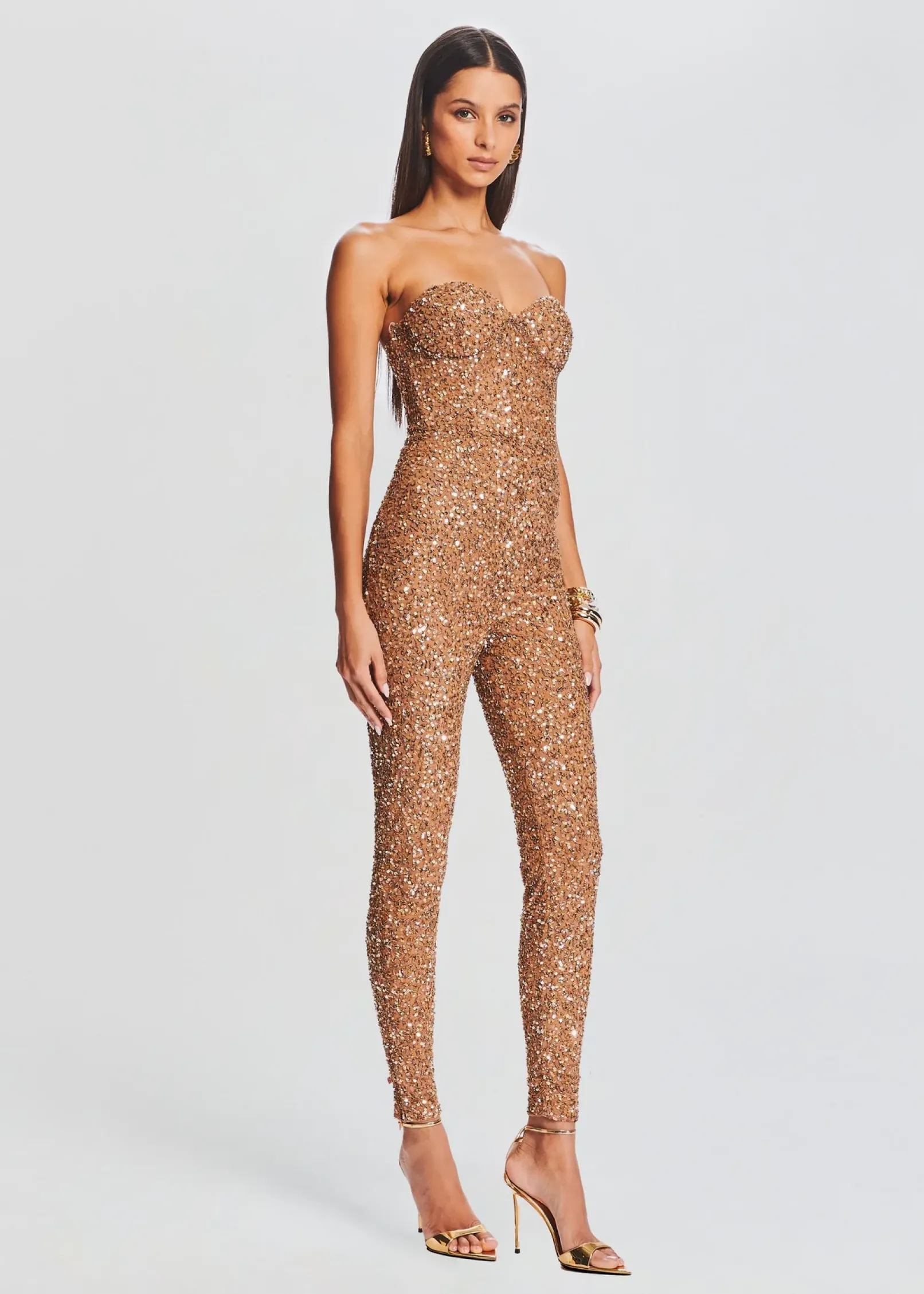 Fashion Elodie Sequin Jumpsuit Men Neutral Moments