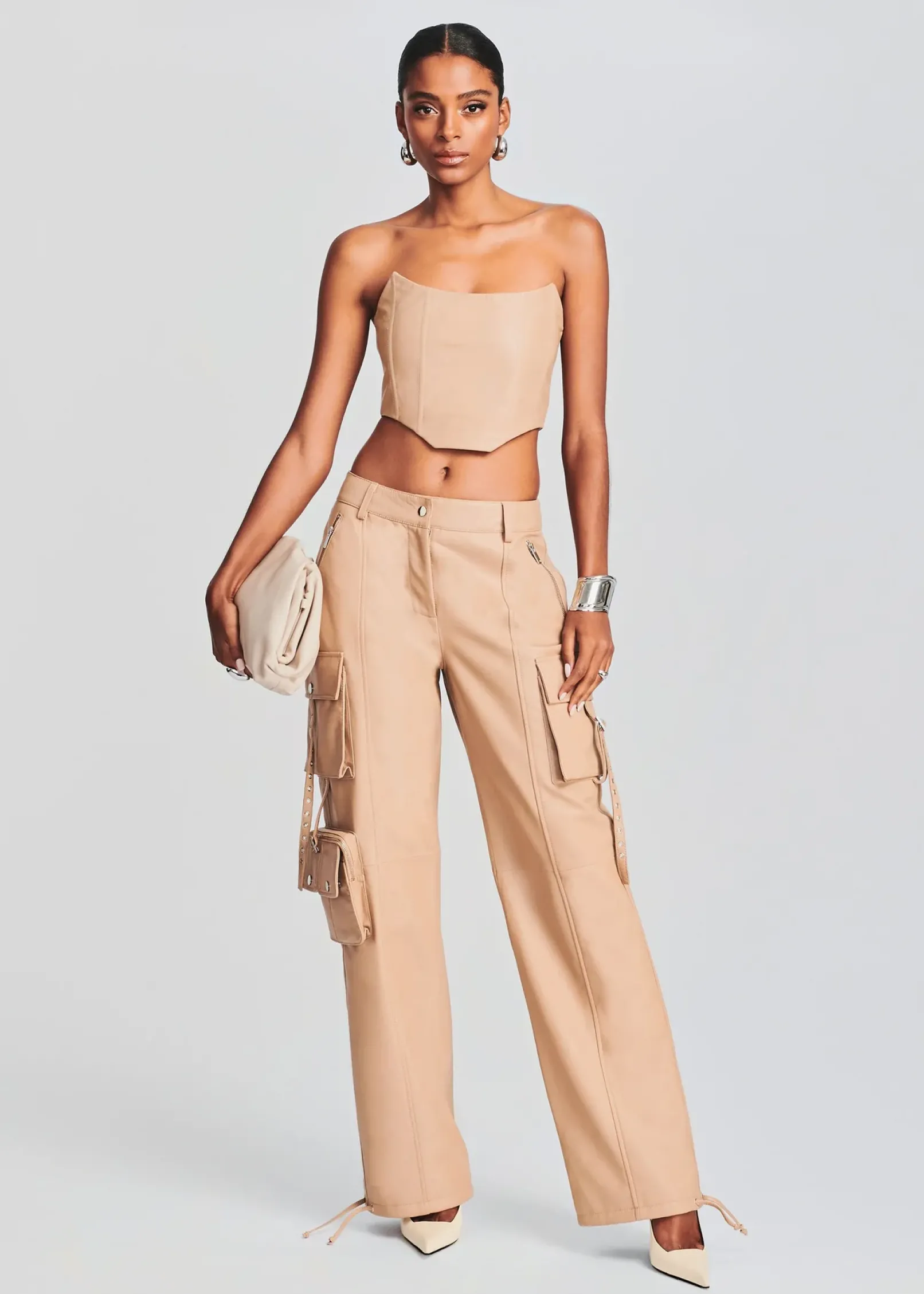 Clearance Eloise Leather Top RETROFÊTE