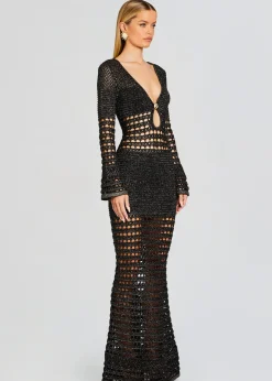 Outlet Elvana Knit Crochet Dress Trending