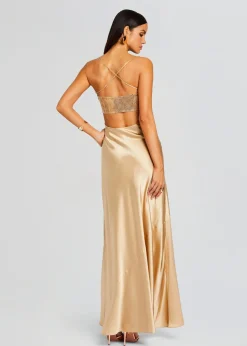 Best Sale Emery Embellished Silk Dress Resort '24
