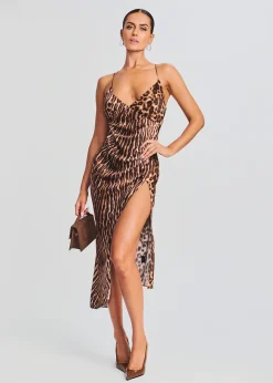 Cheap Emma Silk Dress Midi