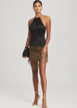 Discount Eos Embellished Fringe Dress RETROFÊTE