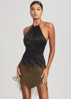 Discount Eos Embellished Fringe Dress RETROFÊTE