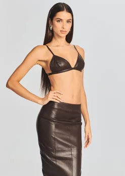 Hot Esti Leather Bra Men Neutral Moments