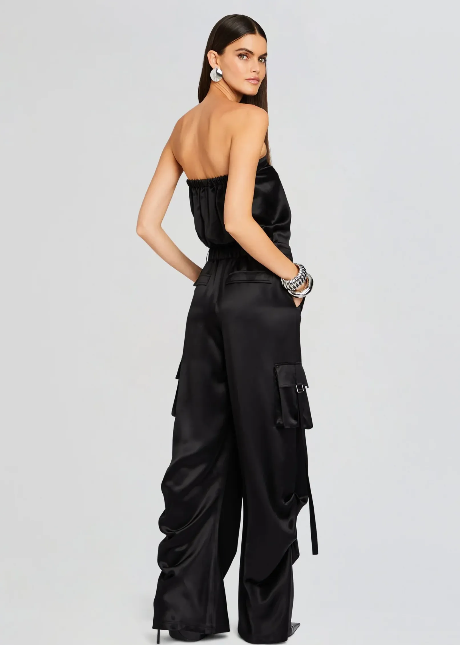 Sale Estrella Cargo Jumpsuit Business Chic