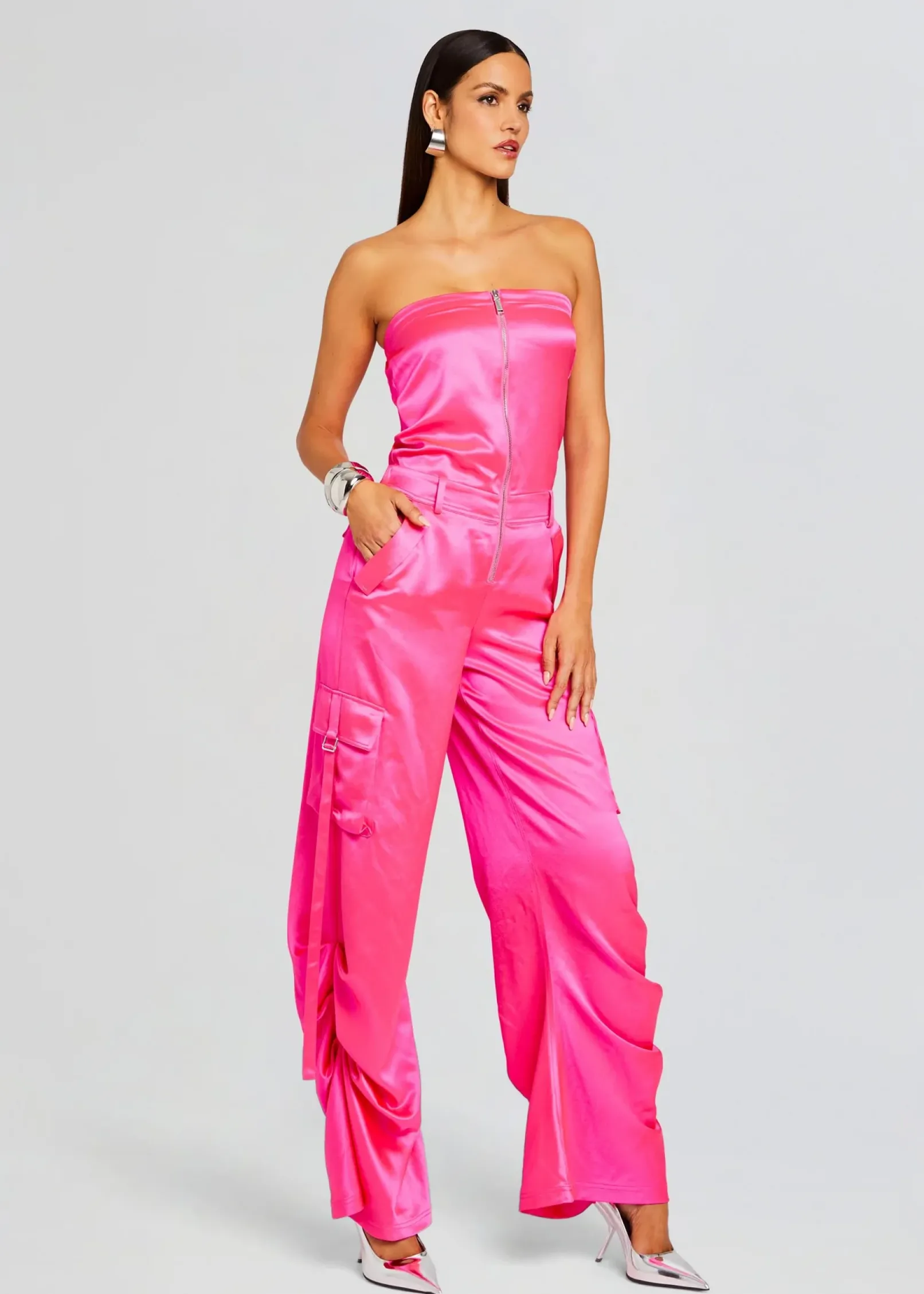 Best Sale Estrella Cargo Jumpsuit Day to Night