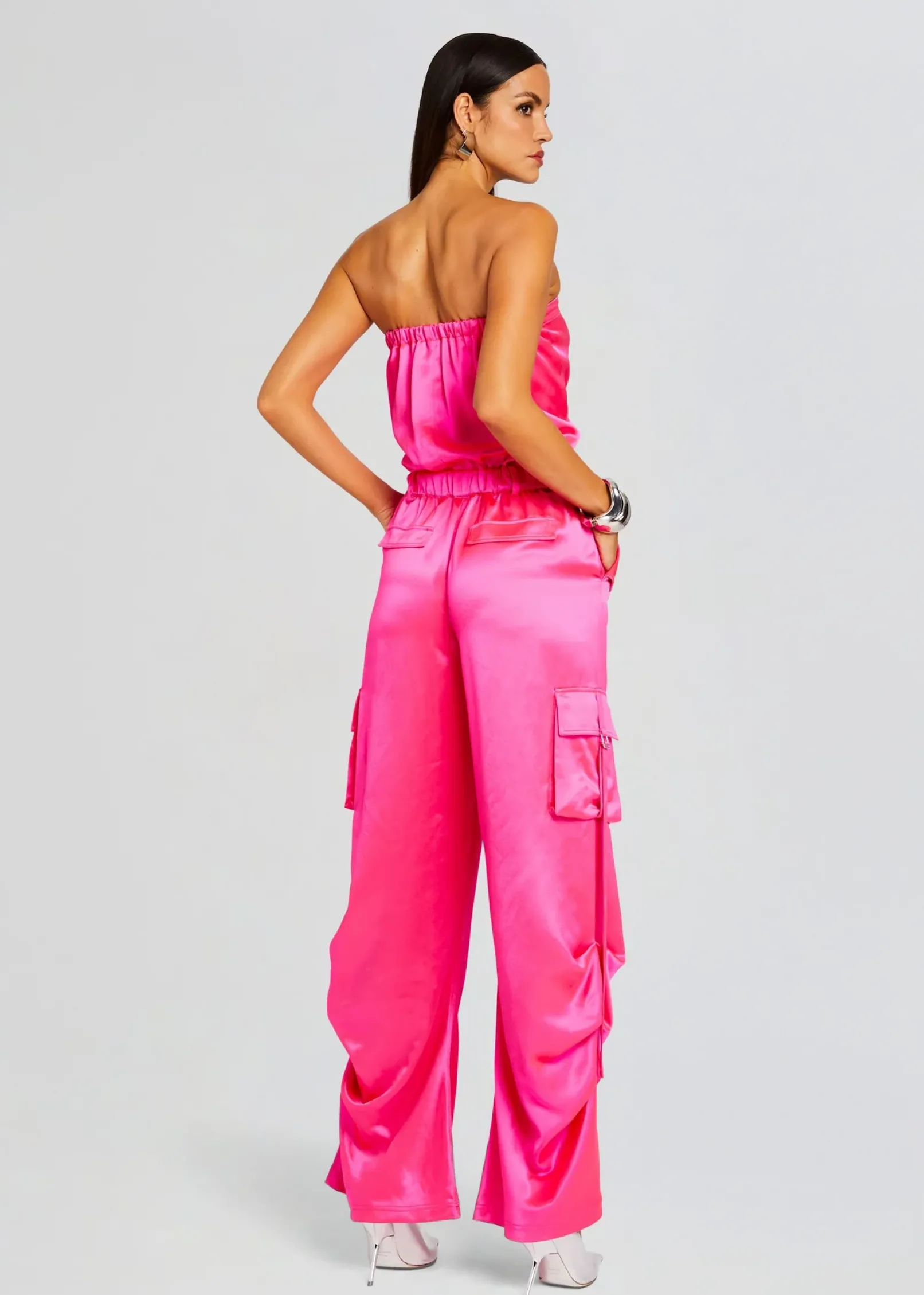 Best Sale Estrella Cargo Jumpsuit Day to Night