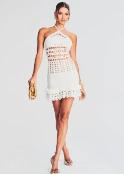 Outlet Eze Crochet Pearl Embellished Dress Best Sellers
