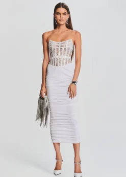 Discount Fae Embellished Dress Honeymoon Looks