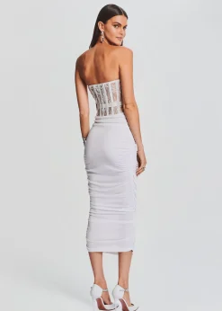 Discount Fae Embellished Dress Midi