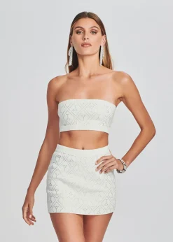 Cheap Faye Embellished Knit Bra Honeymoon Looks