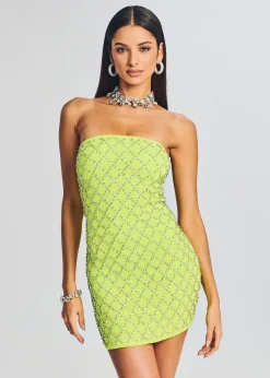 Sale Felicity Embellished Chiffon Dress Guest Of