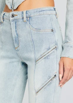 Clearance Ferris Zipper Jean Bottoms