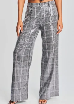 Fashion Fleur Sequin Pant Business Chic