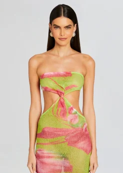 New Fontelina Knit Dress Tropical Hues