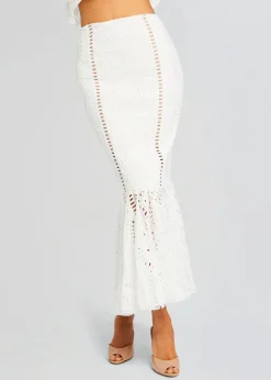 Cheap Fray Long Skirt The Destination Bride