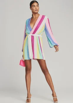 Online Gabrielle Sequin Robe Honeymoon Looks