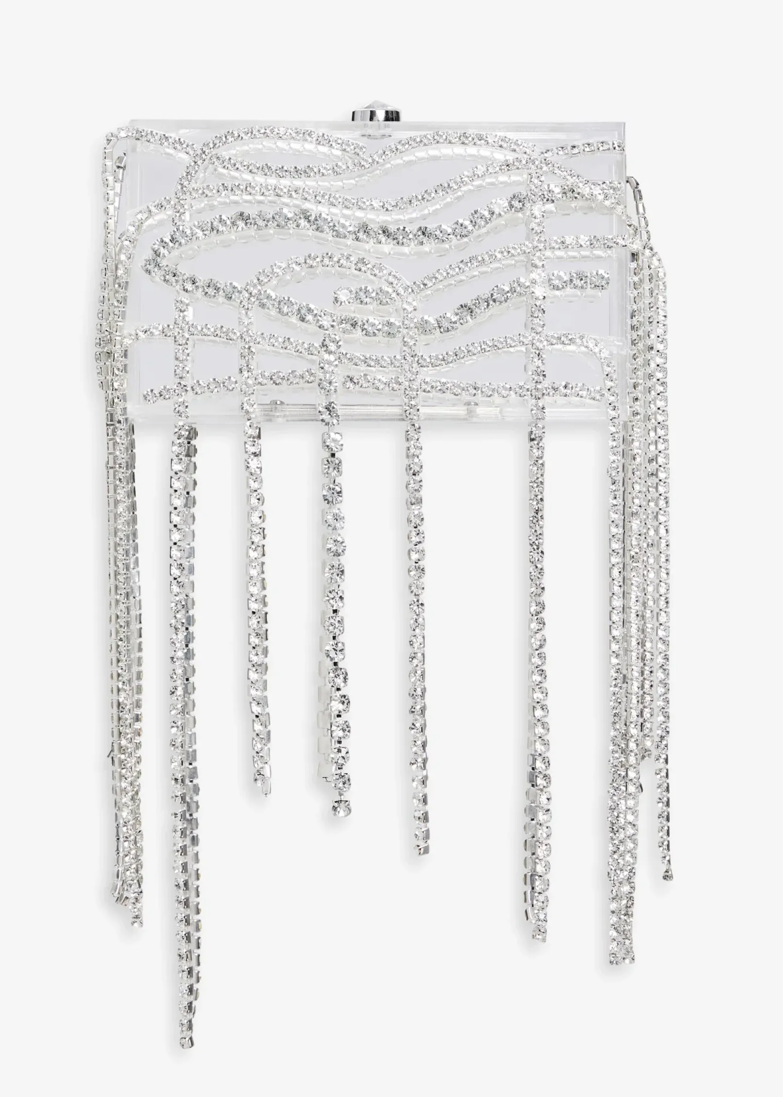 Clearance Georgina Crystal Bag Subtle Shimmer