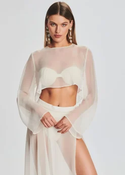 Best Grace Cropped Shirt The Destination Bride