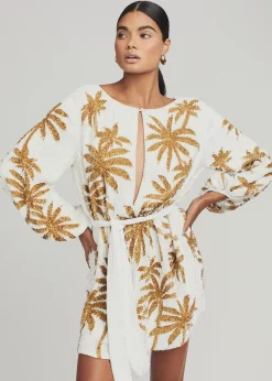 Cheap Grace Sequin Palm Dress RETROFÊTE
